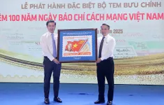 Ra mắt bộ tem đặc biệt Kỷ niệm 100 năm Ngày Báo chí Cách mạng Việt Nam