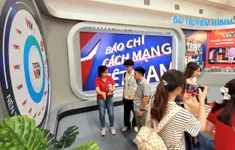 Gian trưng bày của VTV thu hút khán giả tại Hội Báo toàn quốc 2025