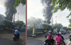 Cháy trung tâm tiệc cưới ở TP Hồ Chí Minh, nhiều người tháo chạy