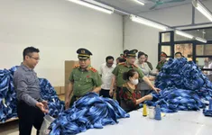 Giám đốc Công an TP Hà Nội kiểm tra công tác chống hàng giả tại xã La Phù