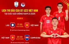 Lịch thi đấu và trực tiếp U23 Việt Nam tại Giải vô địch U23 Đông Nam Á 2025

