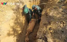 Nghệ An: Hủy nổ quả bom nặng khoảng 350kg sót lại sau chiến tranh lạnh 