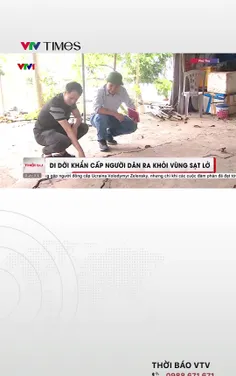 Phú Thọ: Công bố tình huống khẩn cấp về thiên tai, di dời dân khỏi vùng sạt lở đê tả sông Thao