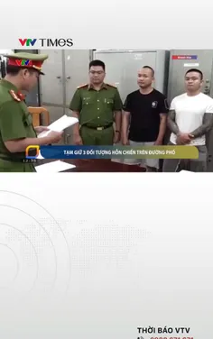 Tạm giữ ba đối tượng “hỗn chiến” bằng hung khí trên đường phố