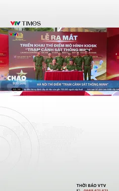 Hà Nội thí điểm "trạm cảnh sát thông minh"