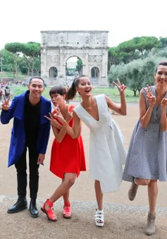 Top 4 Vietnam’s Next Top Model rạng rỡ tại Italy