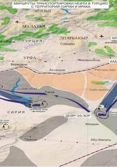 Nga có bằng chứng việc IS cung cấp dầu cho Thổ Nhĩ Kỳ
