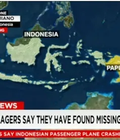 Đã tìm thấy máy bay Indonesia mất tích?