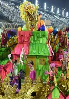 Rực rỡ sắc màu lễ hội Carnival ở Brazil