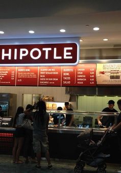 Chuỗi cửa hàng ăn nhanh Chipotle làm lây lan vi khuẩn E.coli