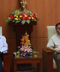 Đồng chí Ngô Văn Dụ làm việc tại tỉnh Quảng Nam