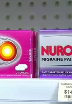 Australia dừng bán thuốc giảm đau Nurofen do lừa dối khách hàng