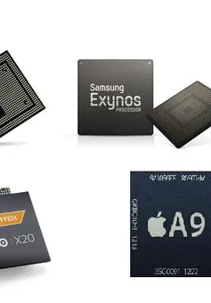 Chip A9 của Apple vượt mặt Snapdragon 820, Helio X20, Exynos 8890