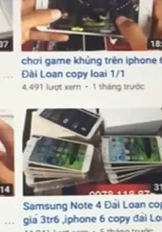 Công khai quảng cáo iPhone giả trên Internet