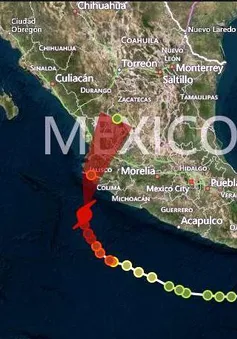 Siêu bão Patricia đe dọa gây thảm họa khủng khiếp cho Mexico