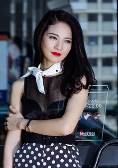 Hoa hậu Thể thao Trần Thị Quỳnh khoe vẻ đẹp gợi cảm