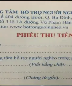 Cảnh giác trước chiêu trò huy động tiền của Trung tâm hỗ trợ người nghèo