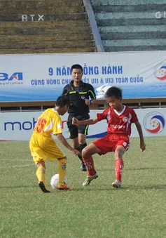 U13 Viettel 1 vô địch giải bóng đá thiếu niên toàn quốc 2015