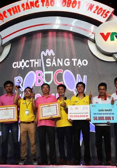 Xem lại trận đấu cuối cùng của Robocon Việt Nam 2015