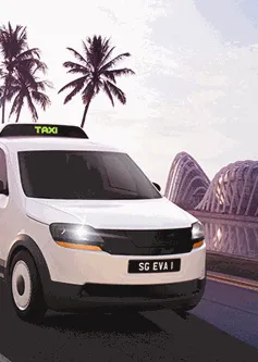 Singapore ra mắt mẫu xe taxi điện đầu tiên sản xuất trong nước