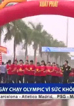 Sôi nổi ngày chạy Olympic vì sức khỏe toàn dân