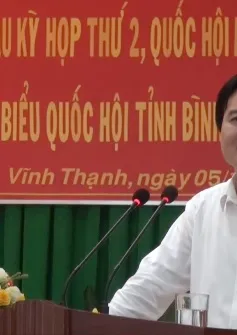 Đoàn đại biểu Quốc hội tỉnh Bình Định tiếp xúc cử tri