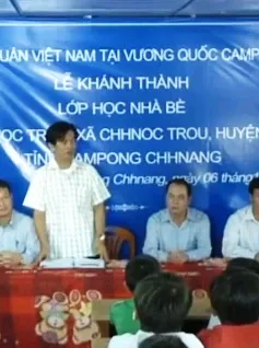 Khánh thành trường tiểu học cho con em Việt kiều tại Campuchia