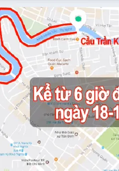 TP.HCM cấm xe lưu thông trên đường Trường Sa và Hoàng Sa