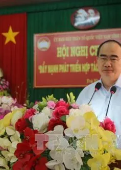 Chủ tịch UBTW MTTQVN làm việc với lãnh đạo tỉnh Trà Vinh