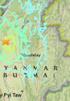 Động đất mạnh 6,8 độ Richter làm rung chuyển miền Trung Myanmar