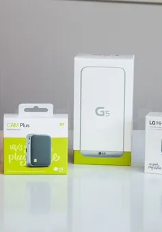 Trên tay siêu phẩm LG G5 và dàn phụ kiện ấn tượng