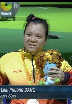 Paralympic Rio 2016: Lực sĩ cử tạ Đặng Thị Linh Phượng giành HCĐ hạng cân 50kg