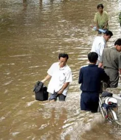 Lũ lụt gây thiệt hại nặng nề ở Triều Tiên