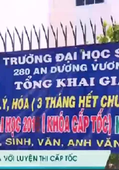 Nhiều trung tâm luyện thi cấp tốc TP.HCM đối mặt nguy cơ đóng cửa