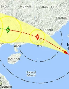 Hong Kong (Trung Quốc) hủy gần 200 chuyến bay đề phòng bão Nida