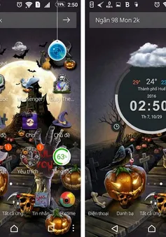 “Hóa trang” cho smartphone để đón Halloween với bộ giao diện cực độc đáo