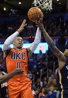 Oklahoma City Thunder cầm vàng lại để vàng rơi