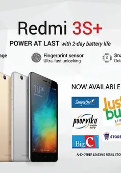 Xiaomi Redmi 3S Plus lên kệ tại Ấn Độ với pin “khủng”