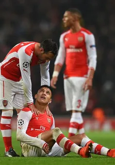 Arsenal "méo mặt" vì chấn thương nặng của trụ cột
