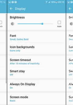Cách đổi font chữ trên Galaxy S7, S7 Edge