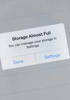 Mẹo giải phóng nhanh dung lượng bộ nhớ trên iPhone