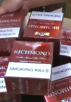 Thu giữ 4.000 bao thuốc lá lậu tại Mỹ Đình 2, Hà Nội