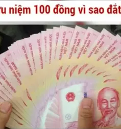 Mua tờ tiền lưu niệm 100 đồng với giá... 200.000 đồng