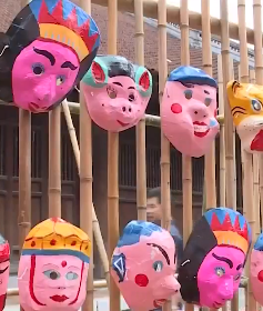 Sôi động lễ hội mặt nạ Trung thu truyền thống tại Hà Nội