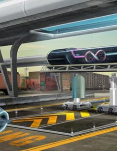 Thử nghiệm hệ thống vận tải Hyperloop siêu tốc chạy trên đệm không khí