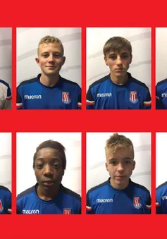 U15 VPF so tài Stoke City trong ngày khánh thành Trung tâm PVF tại Hưng Yên