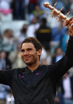 Vô địch Madrid mở rộng 2017, Rafael Nadal lên ngôi số 4 thế giới