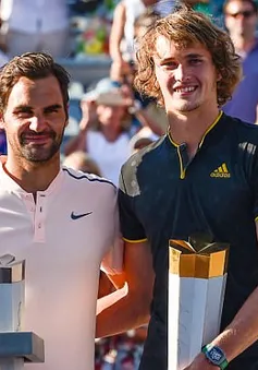 Vượt qua Roger Federer, Alexander Zverev vô địch Rogers Cup 2017