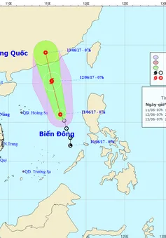 Áp thấp nhiệt đới có khả năng mạnh lên thành bão