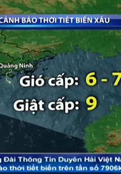 Áp thấp nhiệt đới tiến thẳng vào Hải Phòng, Quảng Ninh